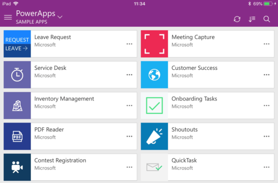 Power Apps Dashboard